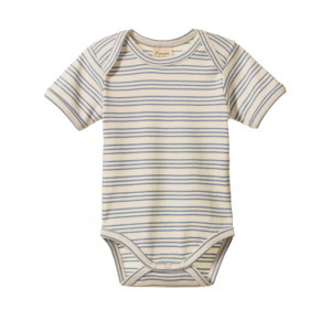 Nature Baby Short Sleeve Bodysuit Stripe Trio