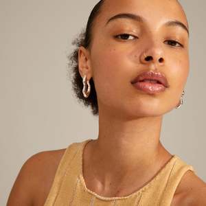 Accessories: Pilgrim Loulia Recycled Wavy Earrings Silver