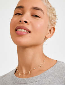 Accessories: Pilgrim Mylan Necklace Gold