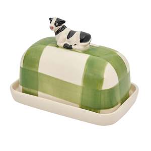 Lifestyle: Robert Gordon Cow Butter Dish / Butter Up