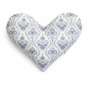 Amanda Alexander Hampton Blues Heart Wheatbag