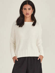 Tops: Sills Bri Sweater Chalk