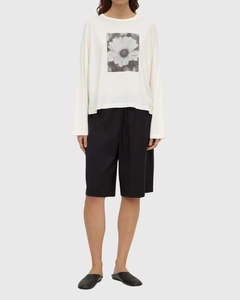 Assembly Label Flora Long Sleeve Tee Antique White