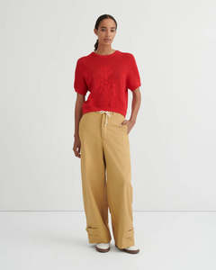Kowtow Ariel Top Poppy Red