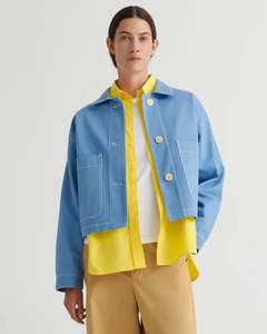 Kowtow Ava Jacket Sky Denim