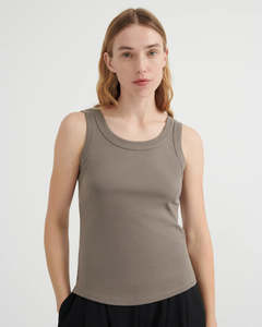 Kowtow Everyday Singlet Flint