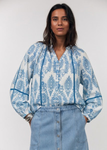 Lollys Laundry Vero Shirt LS  Blue