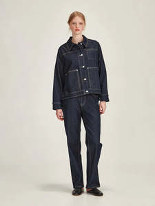 Bottoms: Sills Juko Straight Jean Dark Wash