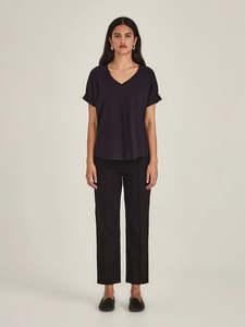 Bottoms: Sills Audrey Cigarette Pant Black