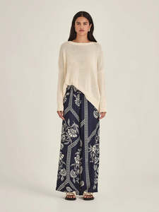 Sills Mondo Print Pant French Blue