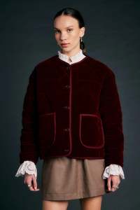 Karen Walker Ashford Jacket Merlot