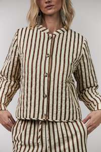 Lollys Laundry Emilia Jacket LS Dark Mokka