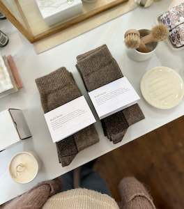 For Him: Wool/Possum socks ~ Unisex