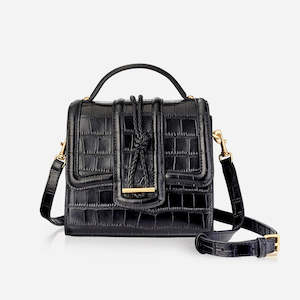 Nikki Williams Pony Black Croc