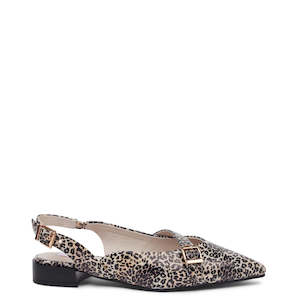 Kathryn Wilson Chelsea Slingback Cheetah Calf