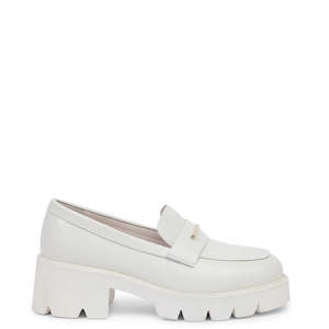 Kathryn Wilson Aw25: Kathryn Wilson Sabrina Loafer Stone Hi Shine