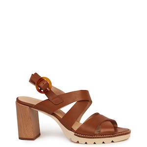 Heels: Kathryn Wilson Palazzo Heel Chocolate Calf