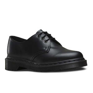 Dr Martens 1461 Mono 3 Eye Shoe Black Smooth