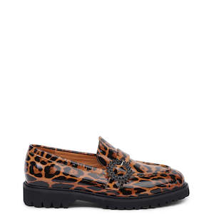 Kathryn Wilson Mindy Loafer Leopard Patent