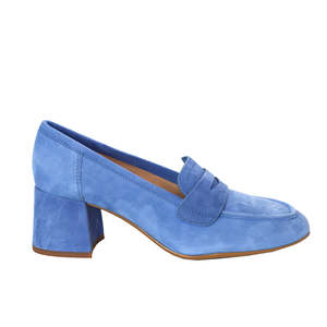 Loafers Brogues: Unisa Mendo Blue Suede Loafer