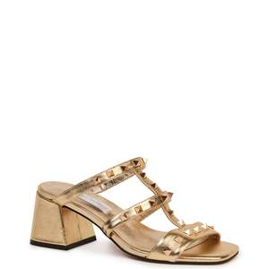 Heels: Kathryn Wilson Monica Heel Gold Calf