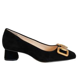 H Gl: Hogl Gabrielle Black Suede