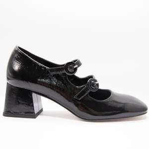 Marian 7804 Two Strap  Black Patent