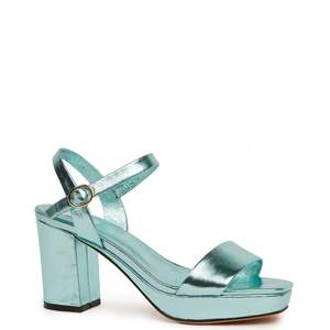Kathryn Wilson Becky Heel Icy Metallic Calf