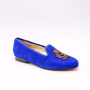 Kathryn Wilson Gigi Loafer Cobalt Suede