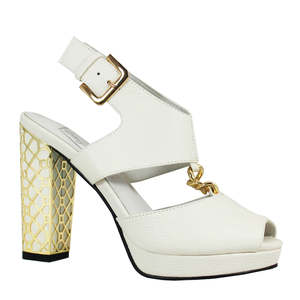 Kathryn Wilson Blushing Bride Heel White Leather