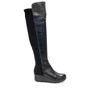 Gadea 41321 Long Black Wedge Boot