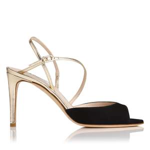 Heels: LK Bennett Camilia Black/Gold