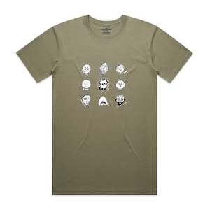2XL: Villains - Men's T-Shirt - Eucalyptus