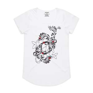 Black: Ladybirds Women's Scoop Neck Fashion T-Shirt - White
