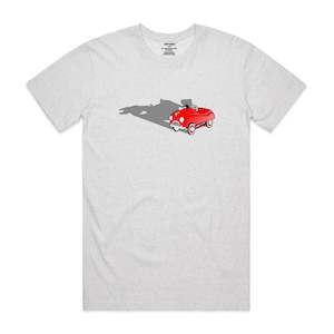 Frontpage: Pedal Car to F1. Men's T-Shirt - White Marle