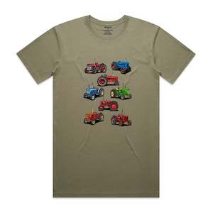 Tractors. Men's T-Shirt - Eucalyptus