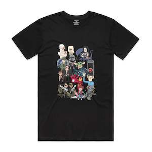 Science Fiction Characters Men's T-Shirt - Black