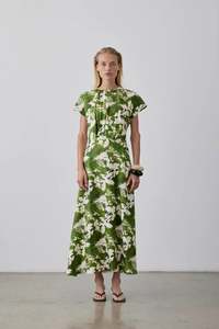 Gregory: Gregory Julio Dress - Silk - Fern