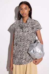 Gregory Rolph Top - Zebra - Black & White