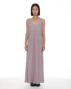 Dresses: Ricochet Moussa Dress - Light Pink + Plum