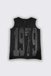 T Shirts: Zambesi 1979 Tank - Black/Black