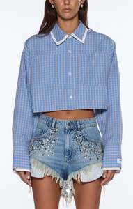 Ksubi Balter LS Shirt - Blu Check