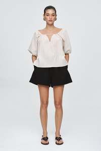 Tops: Marle Kendra Top - Cashew