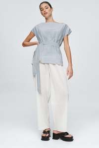 Tops: Marle Jude Top - Bleu Stripe