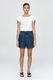 Marle Classic Jean Short - Classic Blue