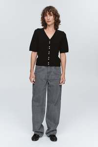 Marle Hugo Cardigan - Black