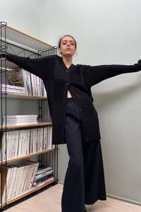 Company Of Strangers Lithium Long Cardi -Indigo