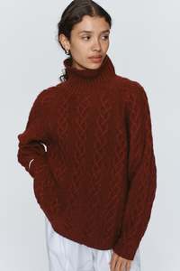 Knitwear: Marle Dali Jumper - Sangria