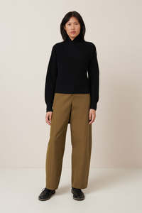 Knitwear: Kowtow Unity Cardigan - Black - *RESTOCKED*