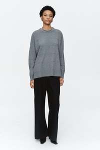 Marle Joni Jumper - Possum/Merino/Silk - Pewter